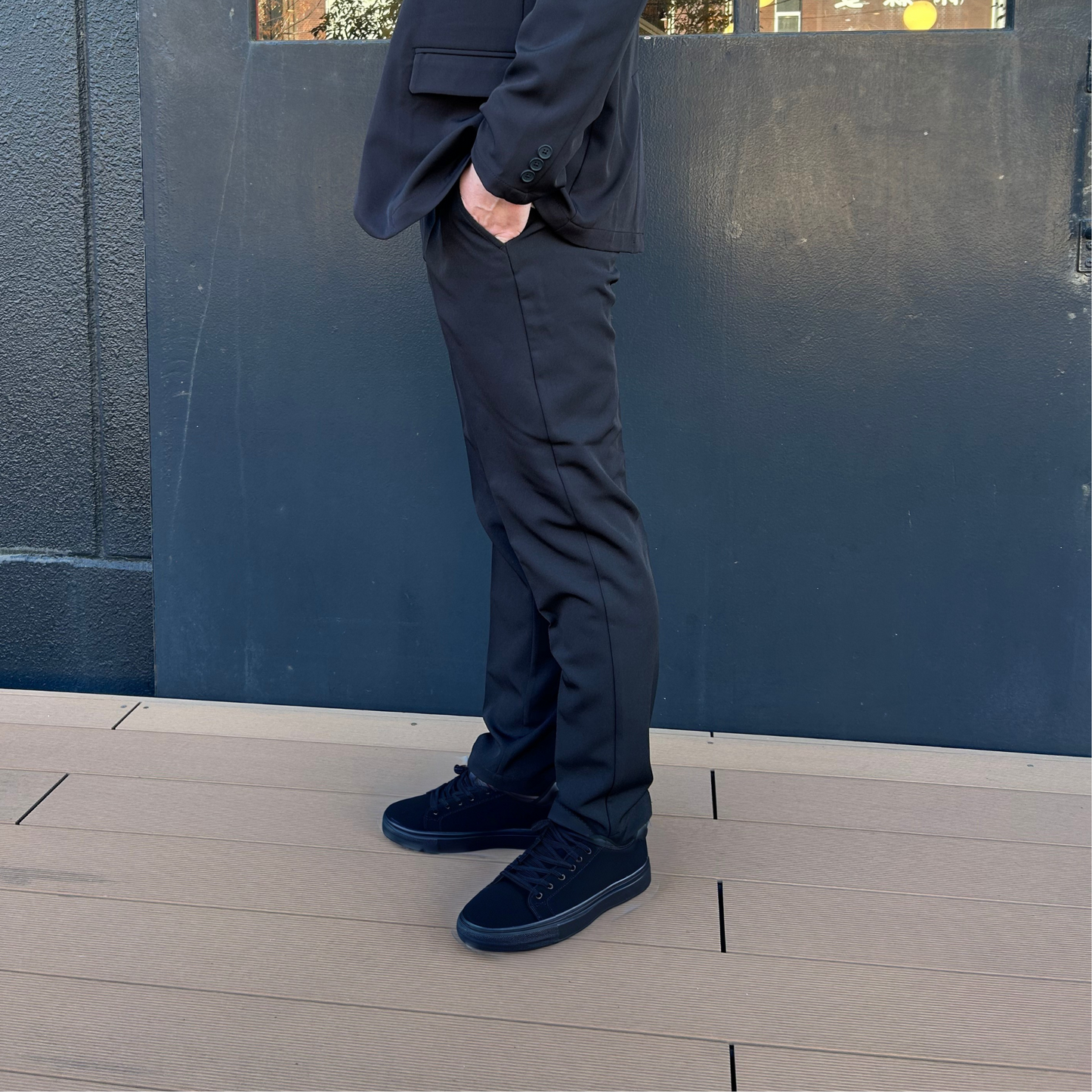 MEN のびるビジネスパンツ