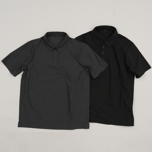 NOBIRUNOストレッチポロシャツ(メッシュ)