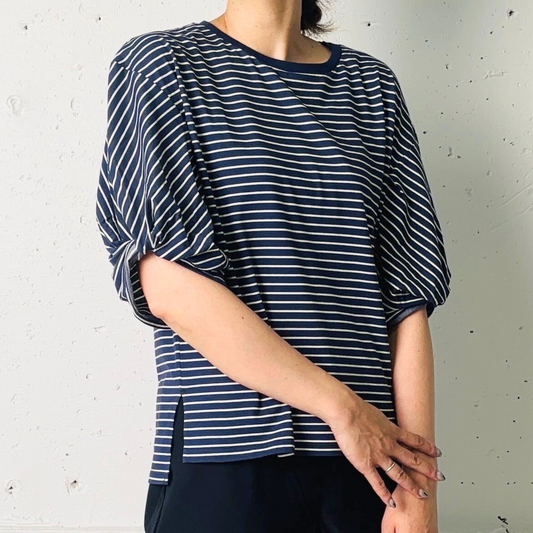 ひんやり冷感ボリューム袖Tシャツ