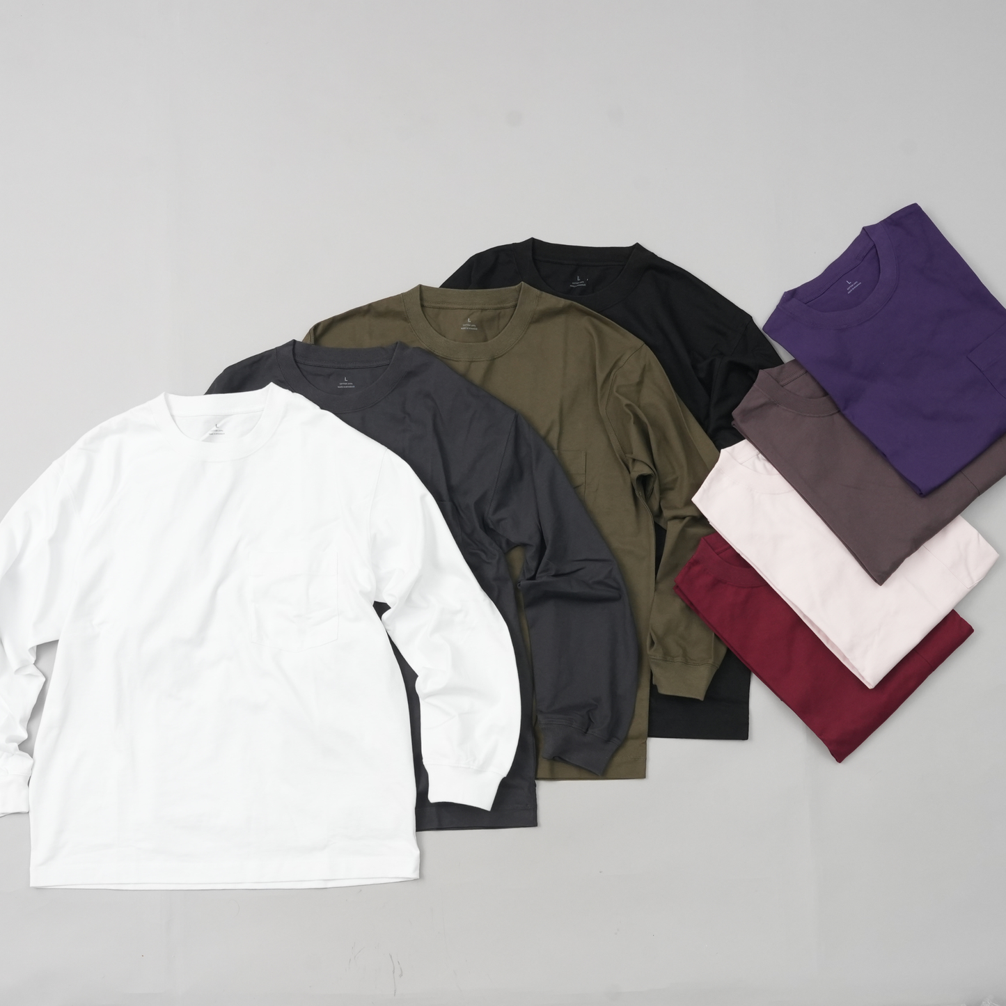 綿100%BIG Tシャツ(長袖)