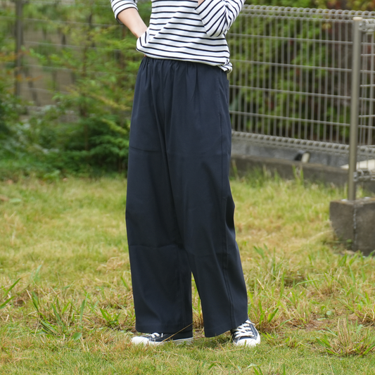NOBIRUNOストレッチワイドパンツ