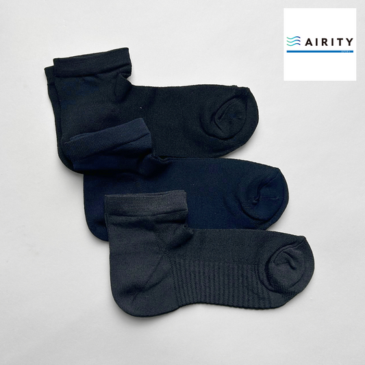 AIRITYソックスハーフ(メッシュ)