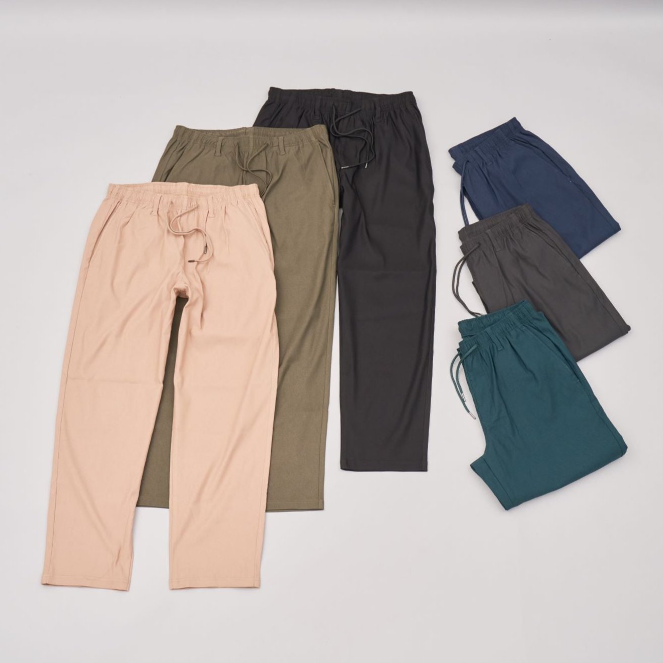 MEN らくにのびーるストレッチパンツ(ワイド)