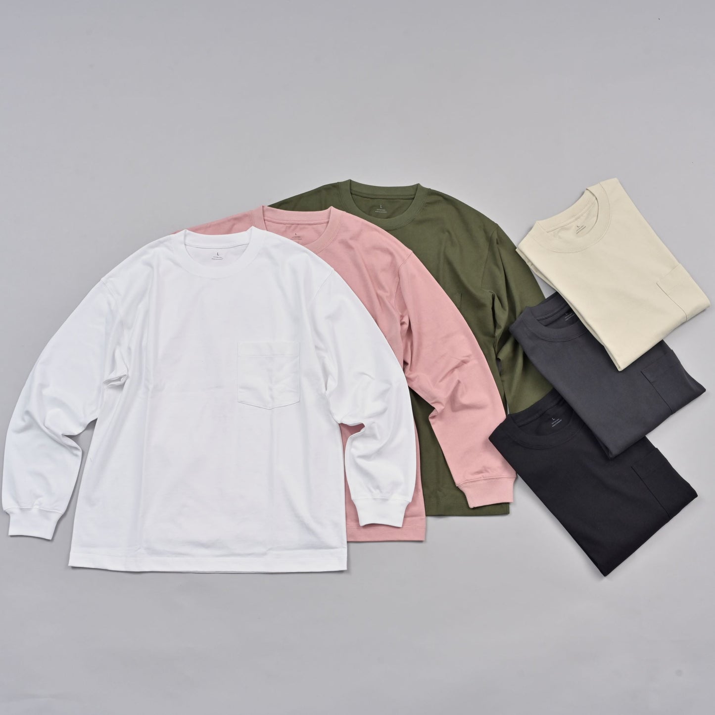 MEN 綿100%BIGTシャツ(長袖)