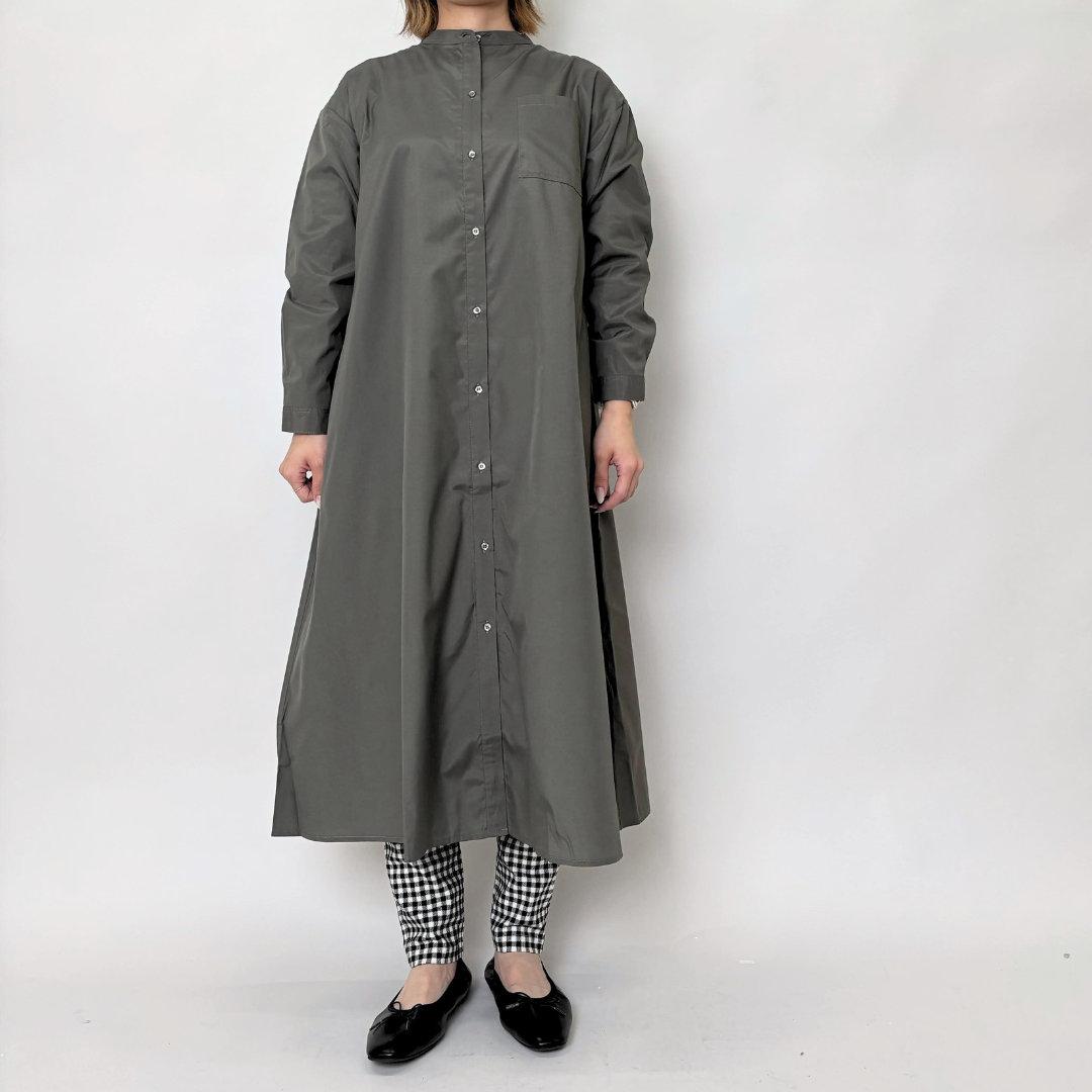 WOMEN シャツワンピース(前開き)