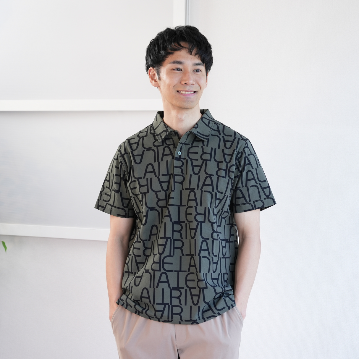 ドライBIGポロシャツ(プリント)