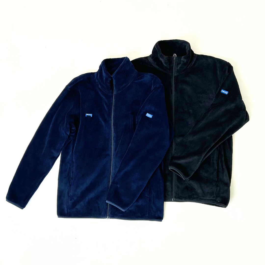 シルキーフリースジャケット(TRIAL刺繍)