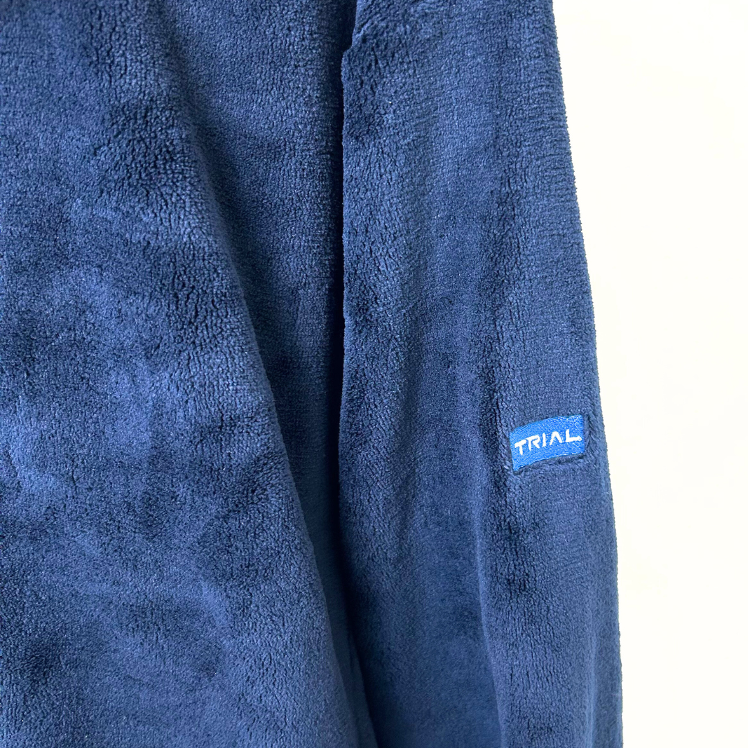 シルキーフリースジャケット(TRIAL刺繍)