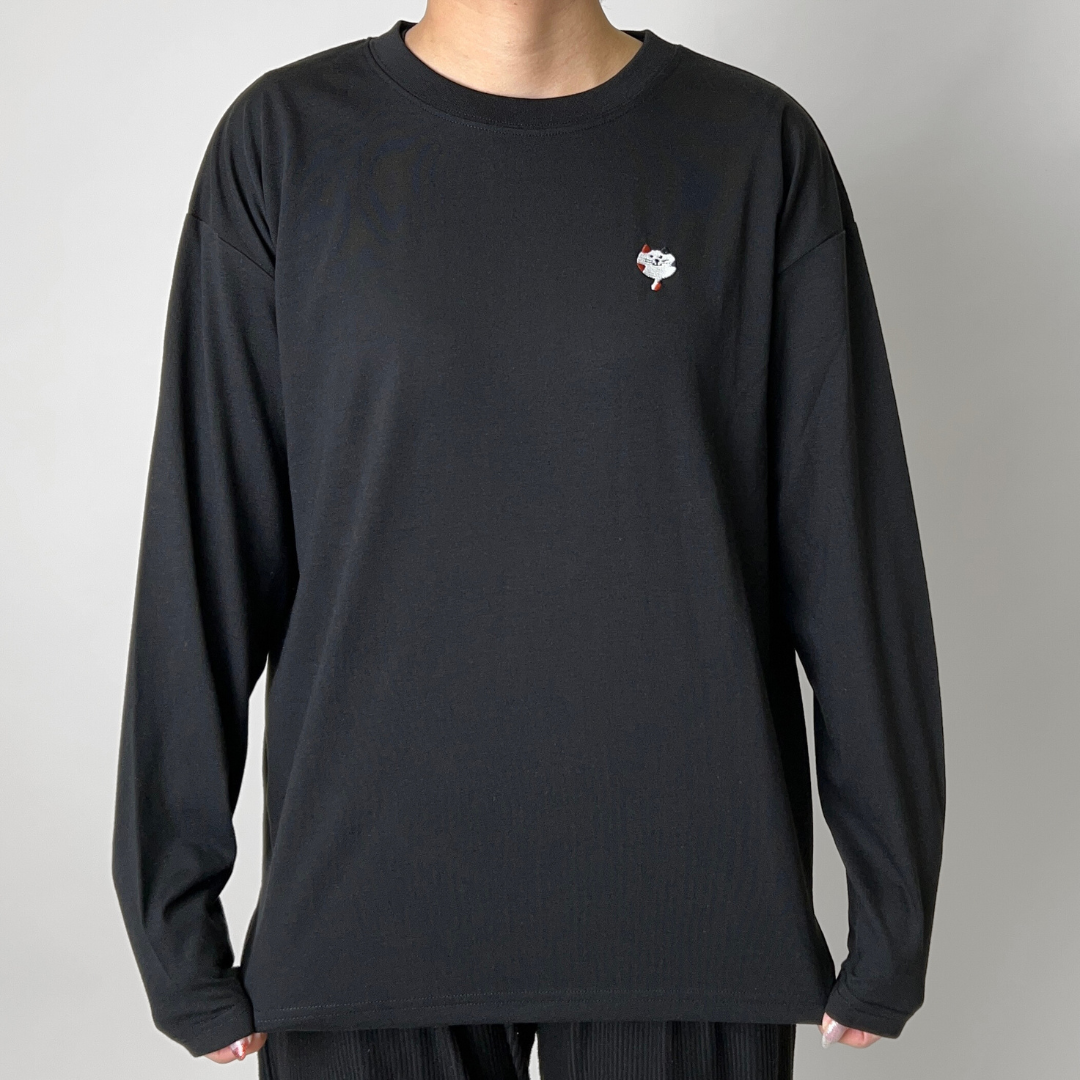 選べる刺繍長袖Tシャツ