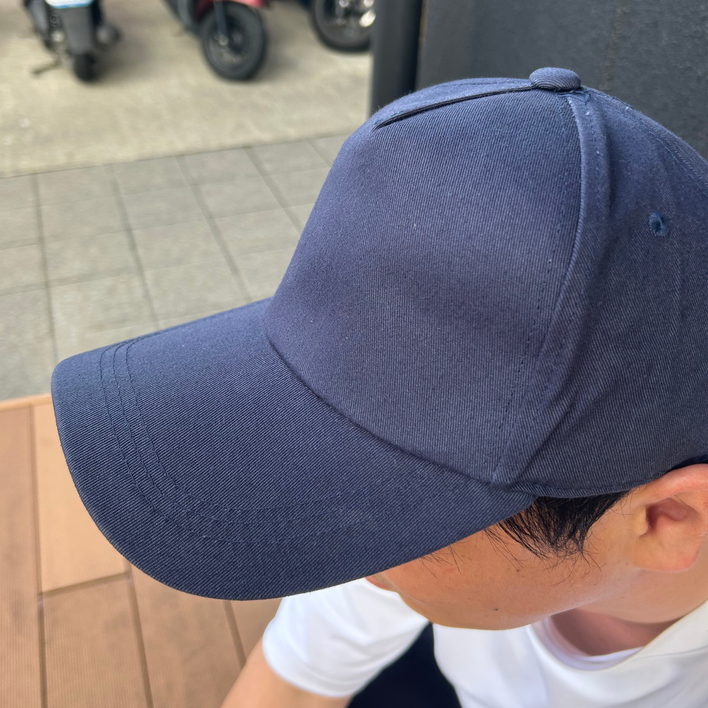 コットンツイルキャップ5パネル