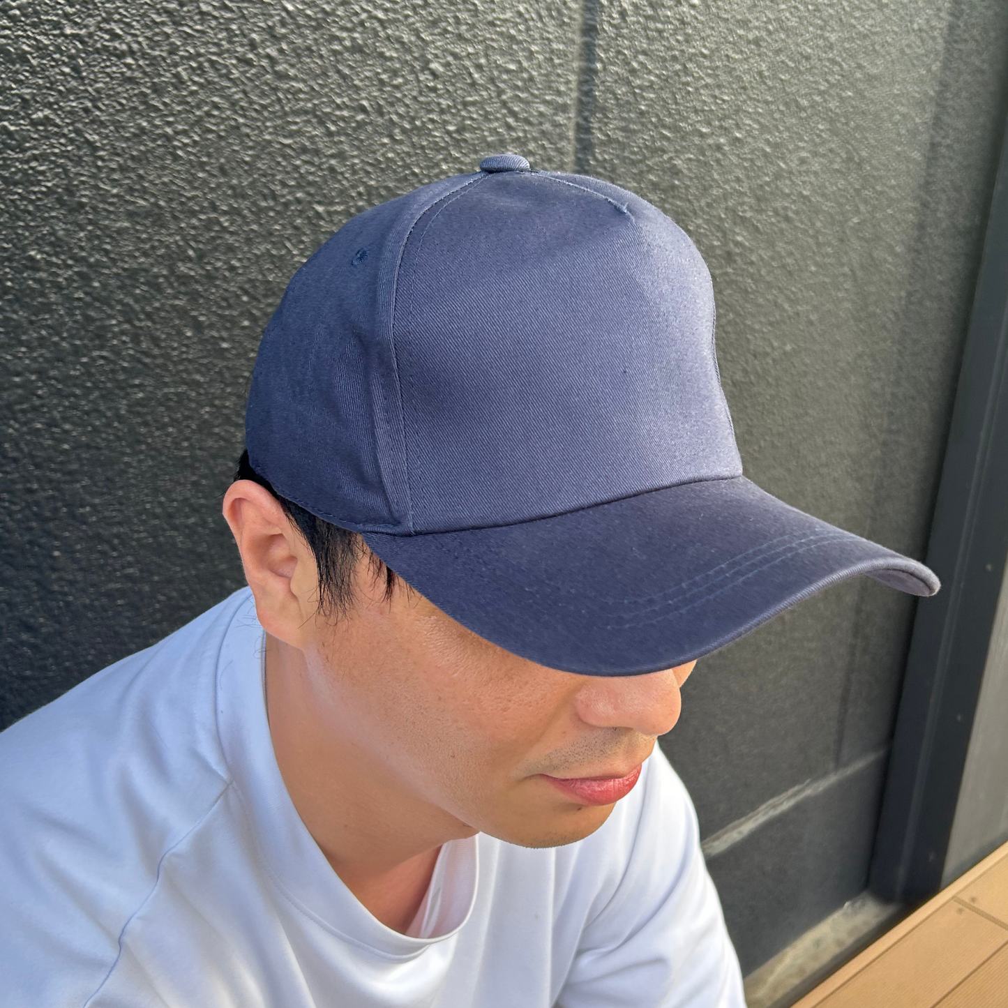 コットンツイルキャップ5パネル