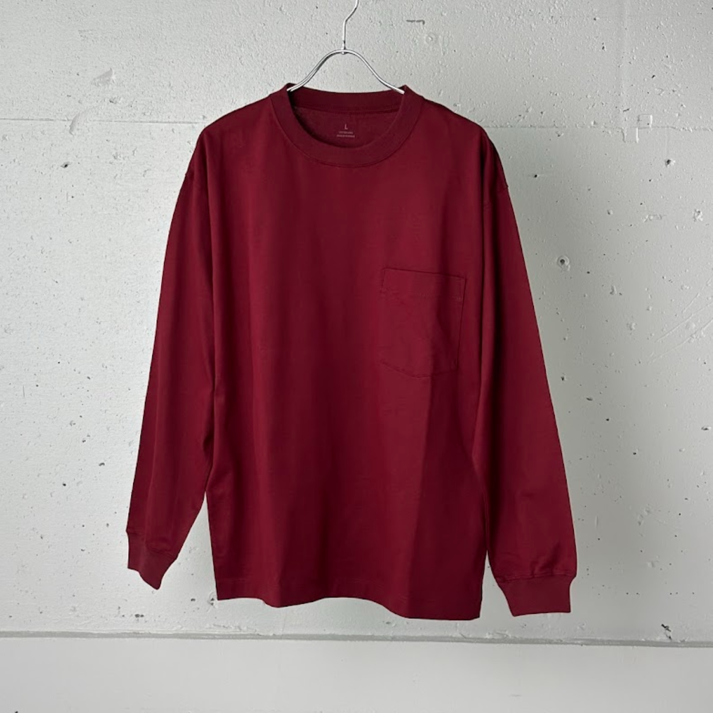 綿100%BIG Tシャツ(長袖)