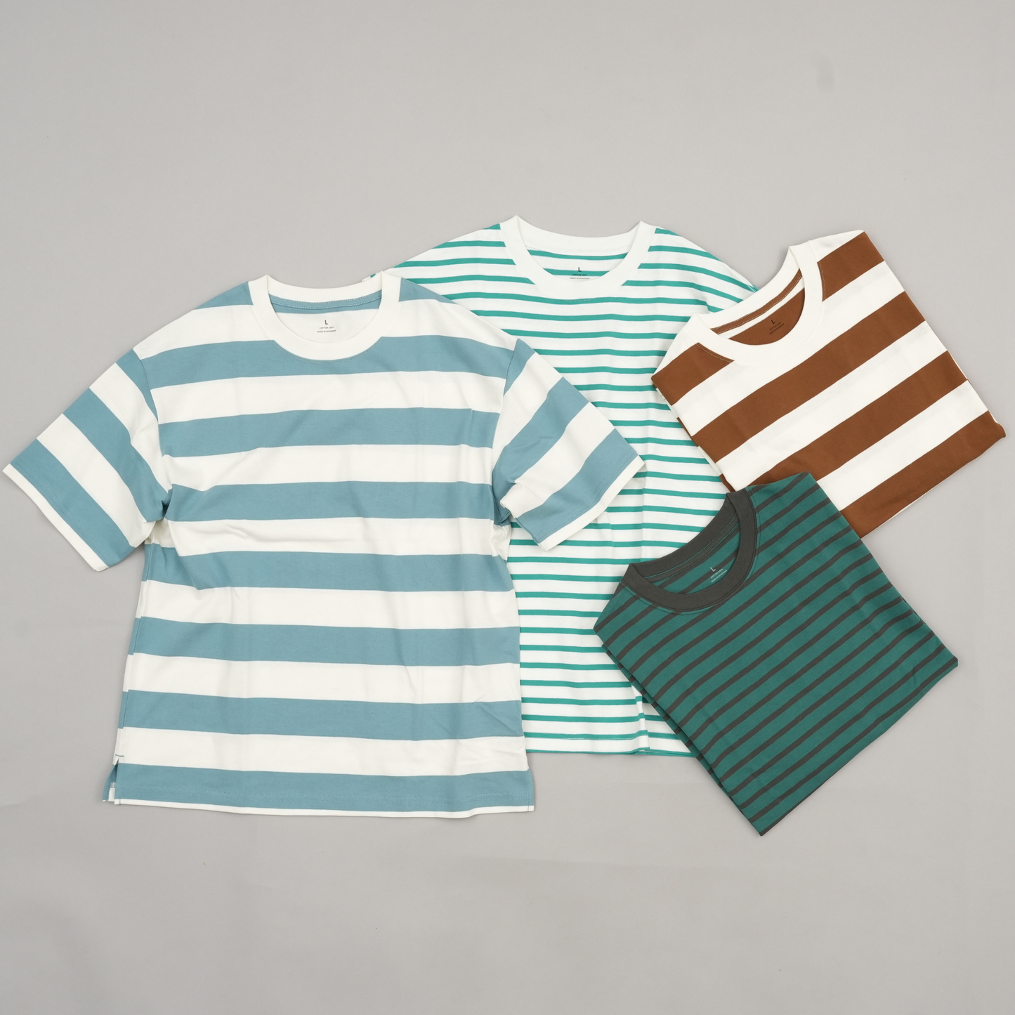 綿100% BIG Tシャツ(ボーダー)