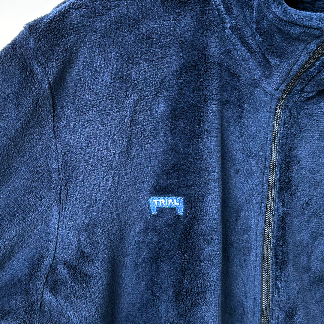 シルキーフリースジャケット(TRIAL刺繍)