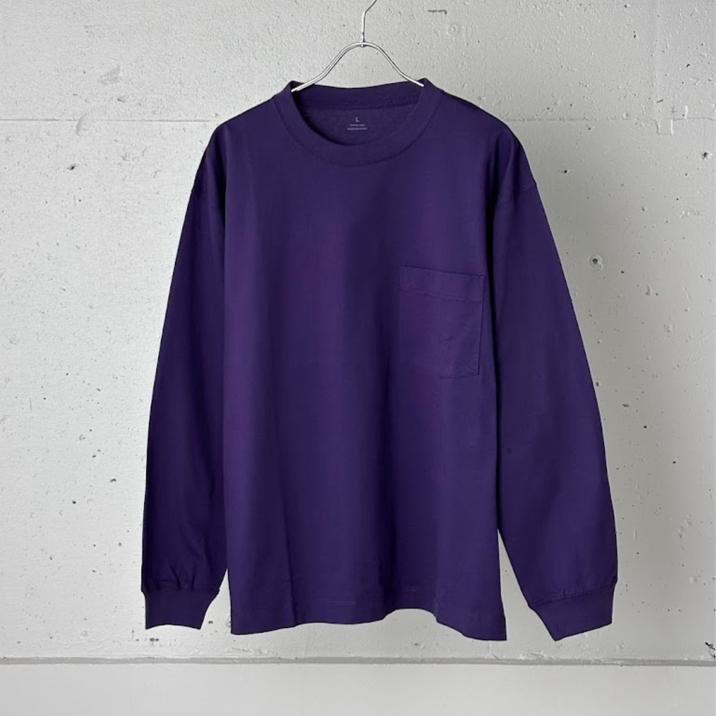 綿100%BIG Tシャツ(長袖)
