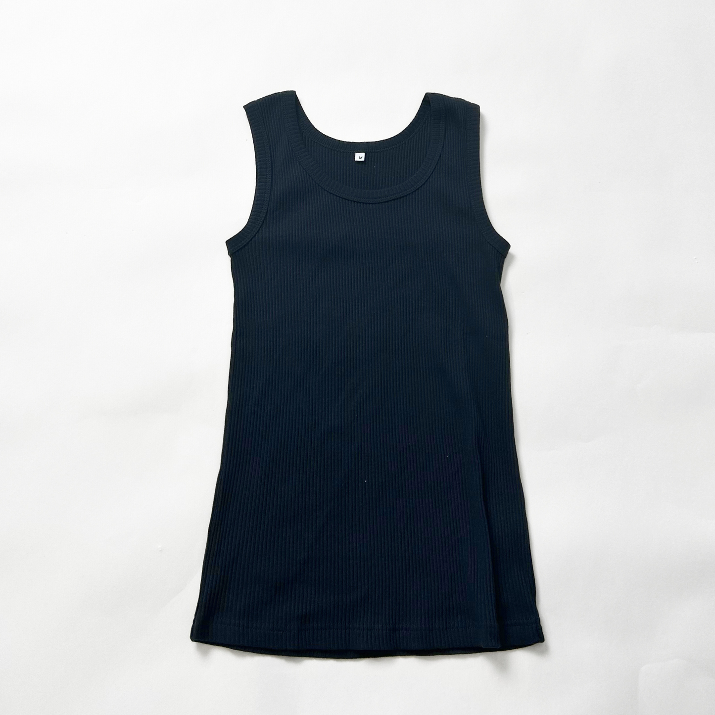 リブタンクトップ