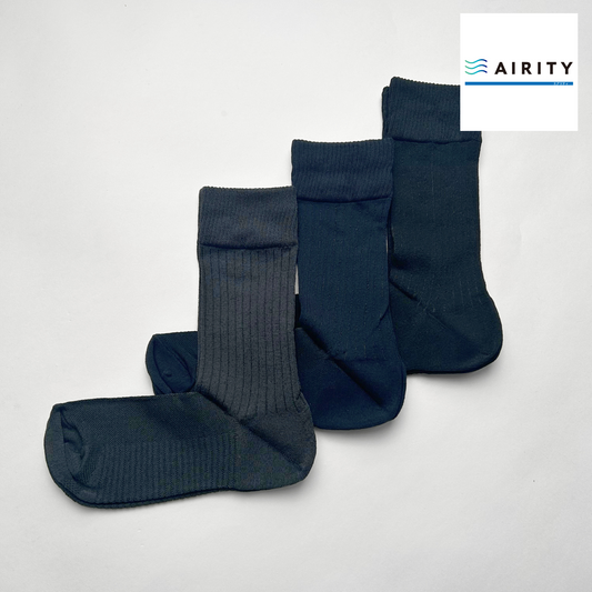 AIRITYソックスクルー(メッシュ)