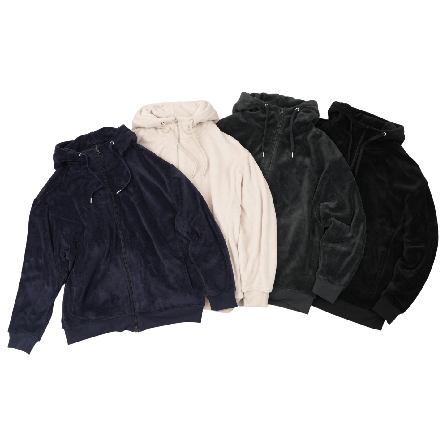 シルキーフリースジップパーカー