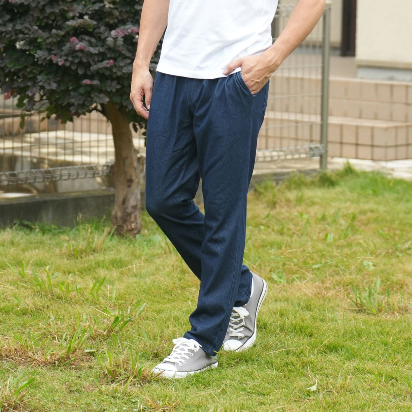 MEN NOBIRUNOストレッチパンツ(デニム)