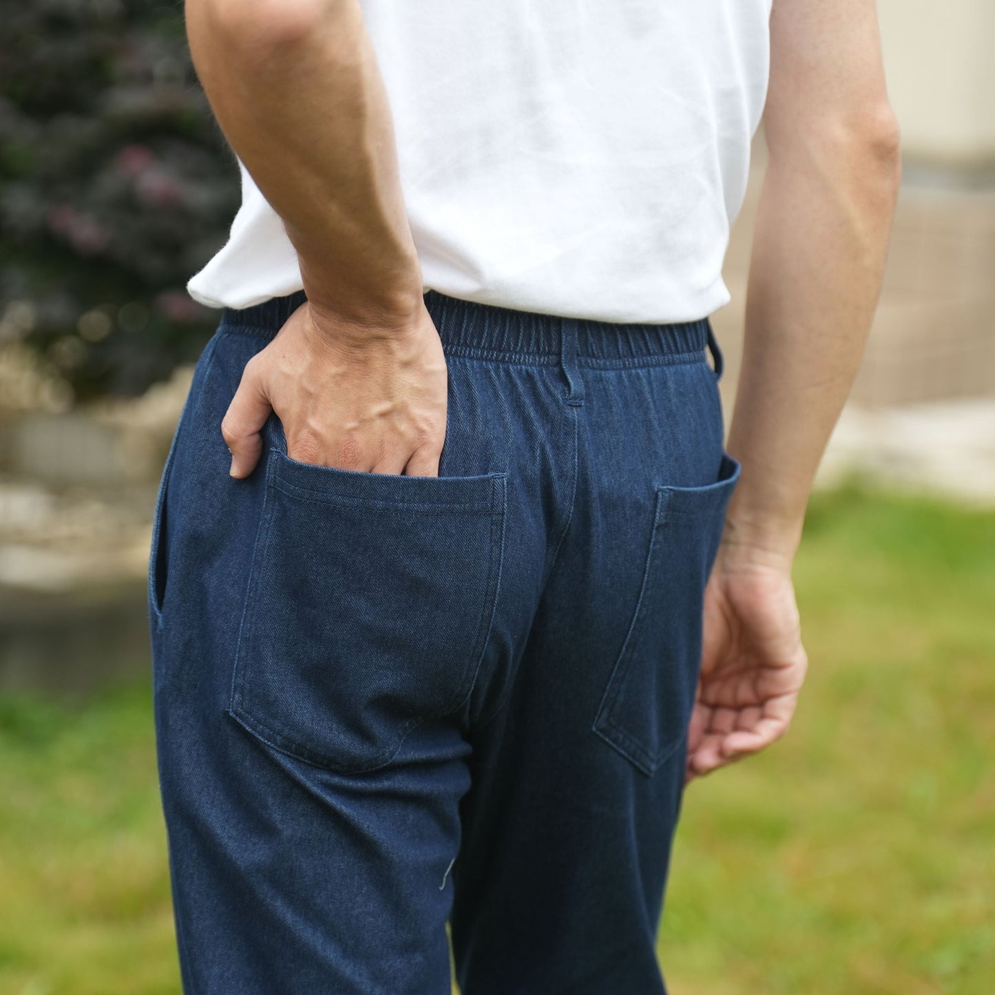 MEN NOBIRUNOストレッチパンツ(デニム)