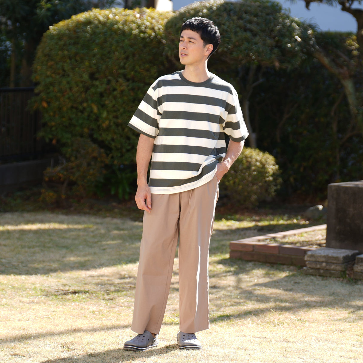 NOBIRUNOストレッチパンツ(ワイド)