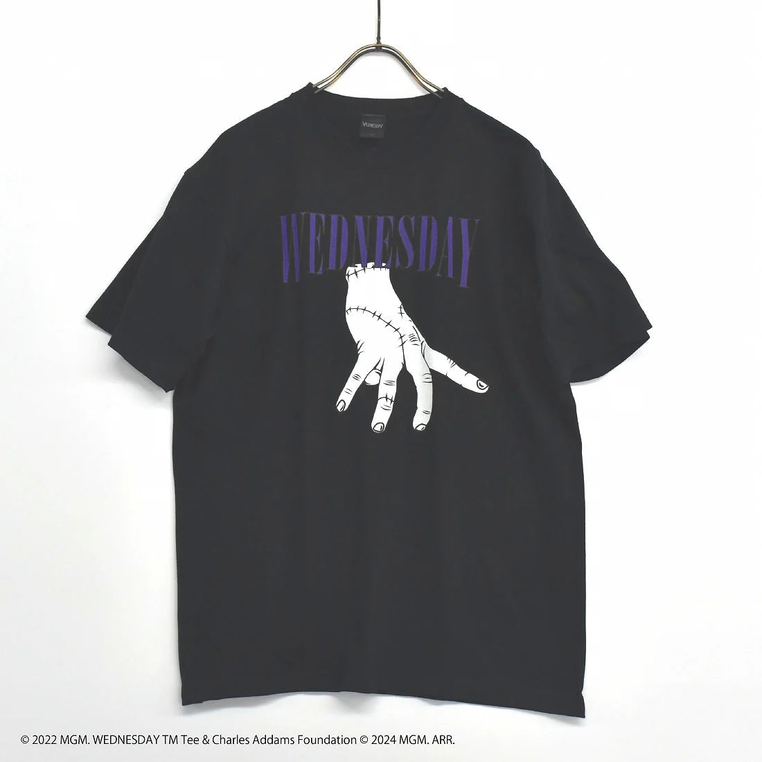 ウェンズデイA柄半袖Tシャツ