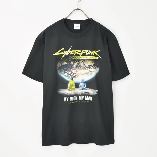 サイバーパンクB柄半袖Tシャツ