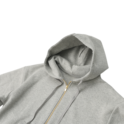 【AIRY】ストレッチ スウェット ジップパーカー