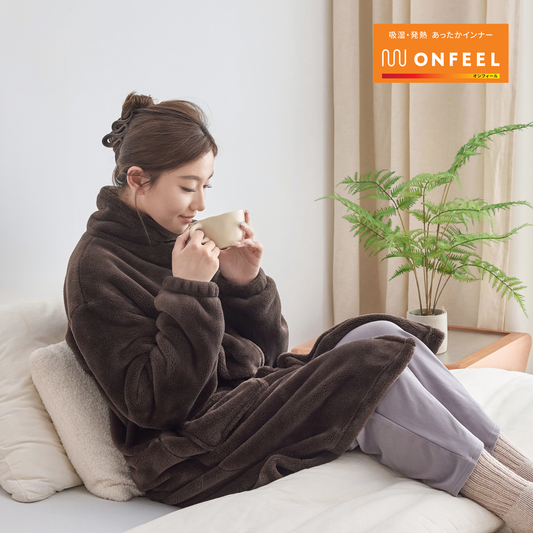 【ONFEEL】なめらか着る毛布