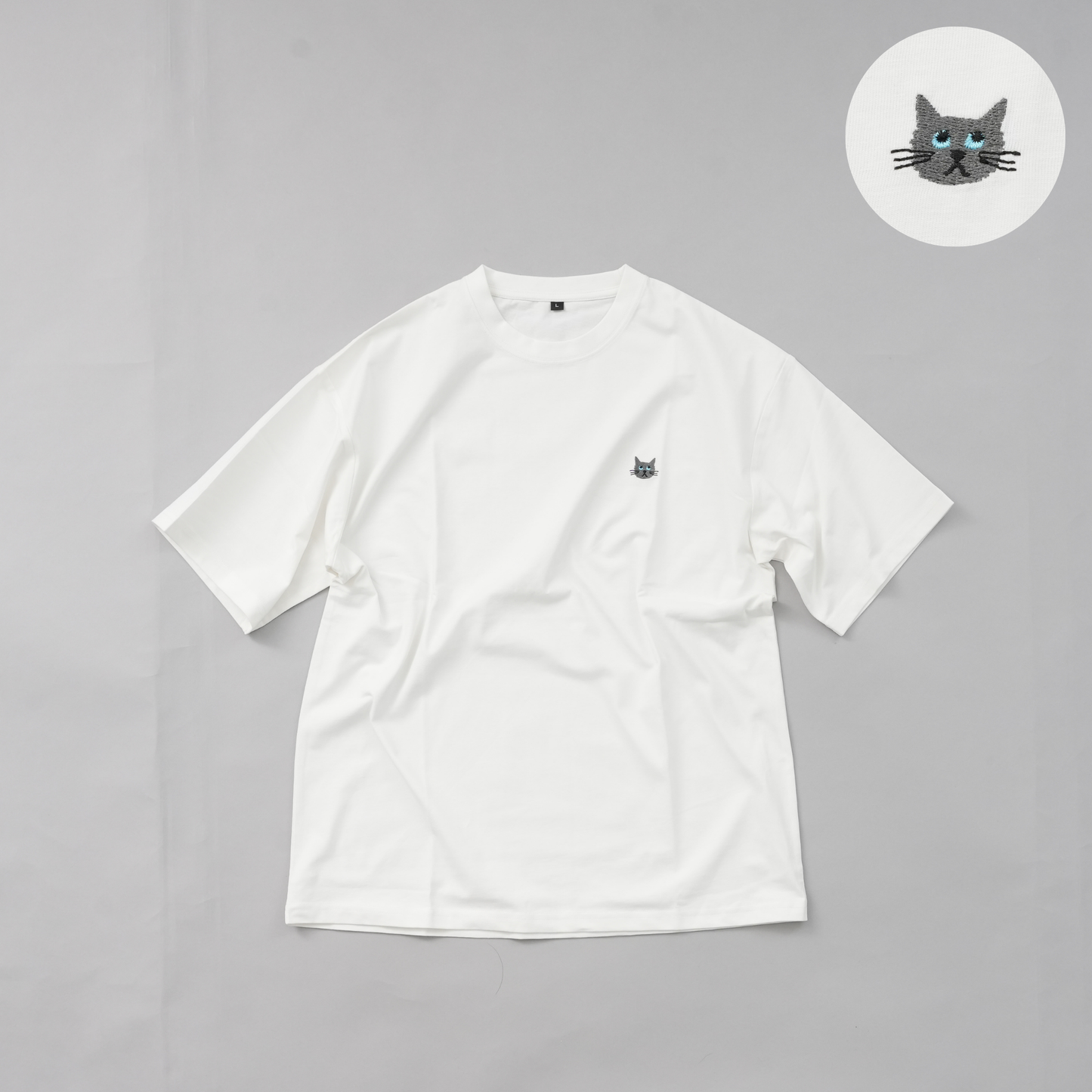 MEN 綿１００％刺繍Ｔシャツ（動物）