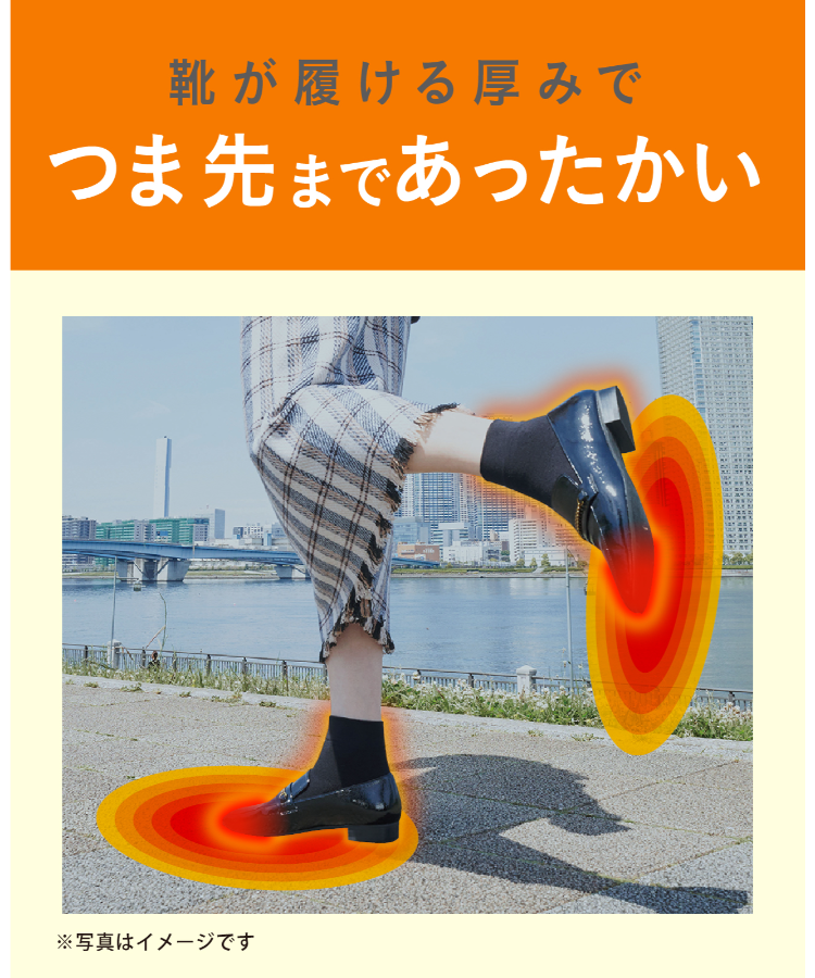 【ココピタあったか実感】レディースソックス[レギュラー丈]