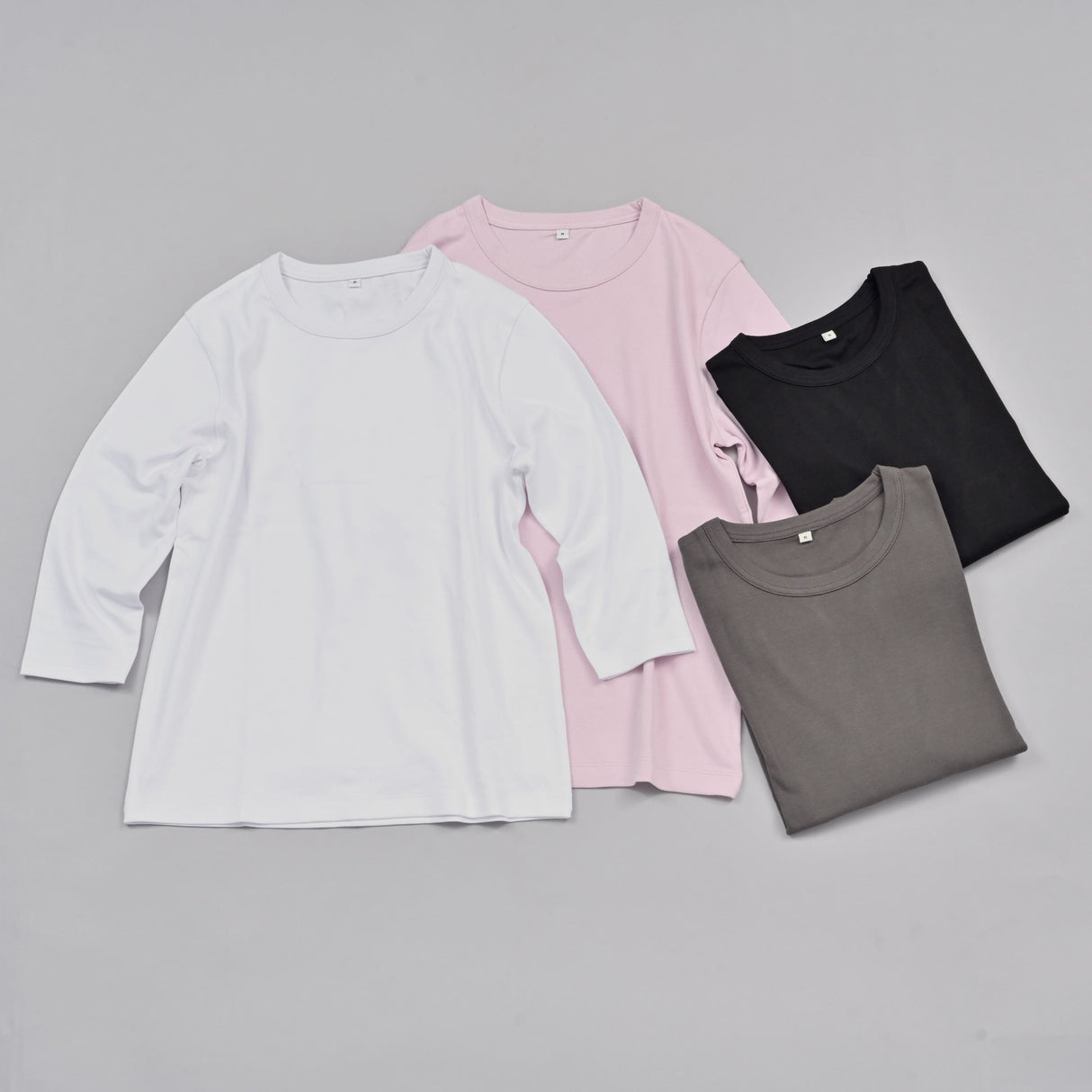 プレミアムファインコットンTシャツ（7分袖）