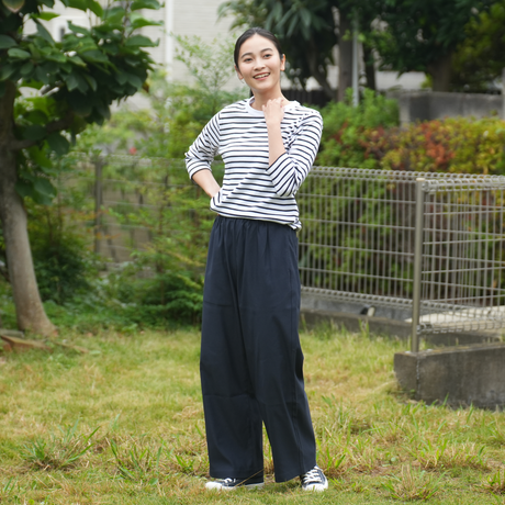 NOBIRUNOストレッチワイドパンツ