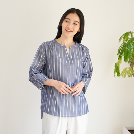 ゆったりスキッパーブラウス