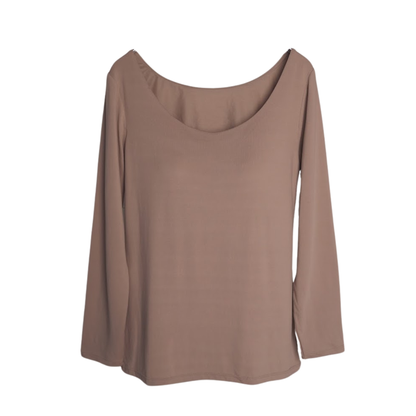 【ONFEEL】両面起毛ブラトップ長袖