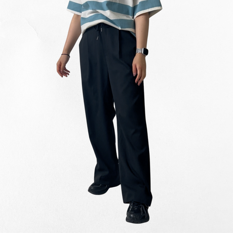 NOBIRUNOストレッチパンツ（リネンライク）