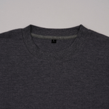 ワッフルクルーネック長袖Ｔシャツ