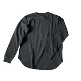 ワッフルクルーネック長袖Ｔシャツ