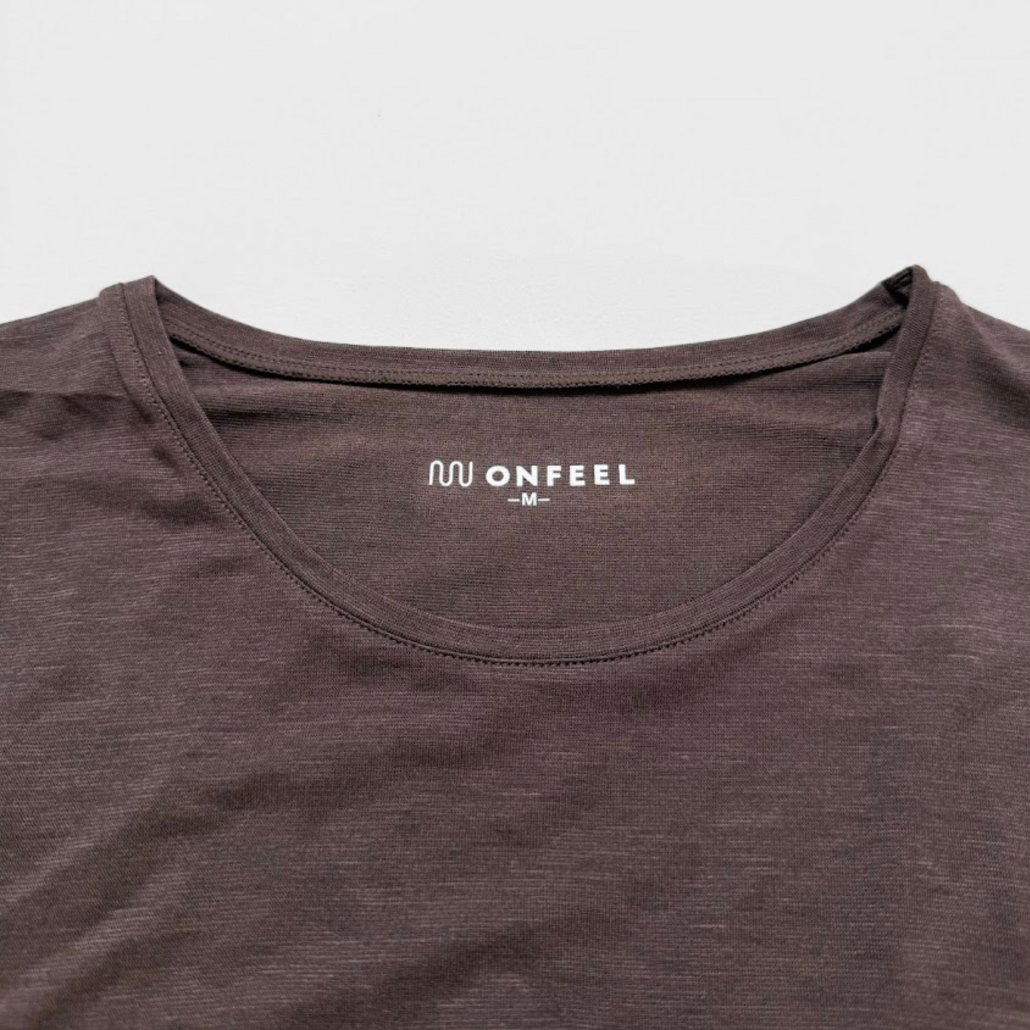 【ONFEEL】UネックインナーT/９分袖