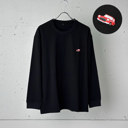 綿100%刺繍Tシャツ(長袖)