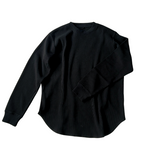 ワッフルクルーネック長袖Ｔシャツ