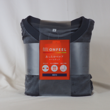 【ONFEEL】ストレッチベロアルームウェア(上下セット)