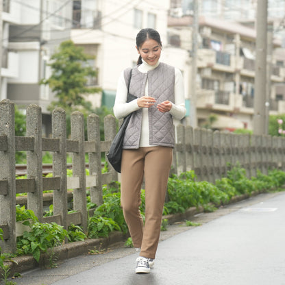 WOMEN ライトパフノーカラーベスト