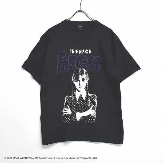 ウェンズデイB柄半袖Tシャツ